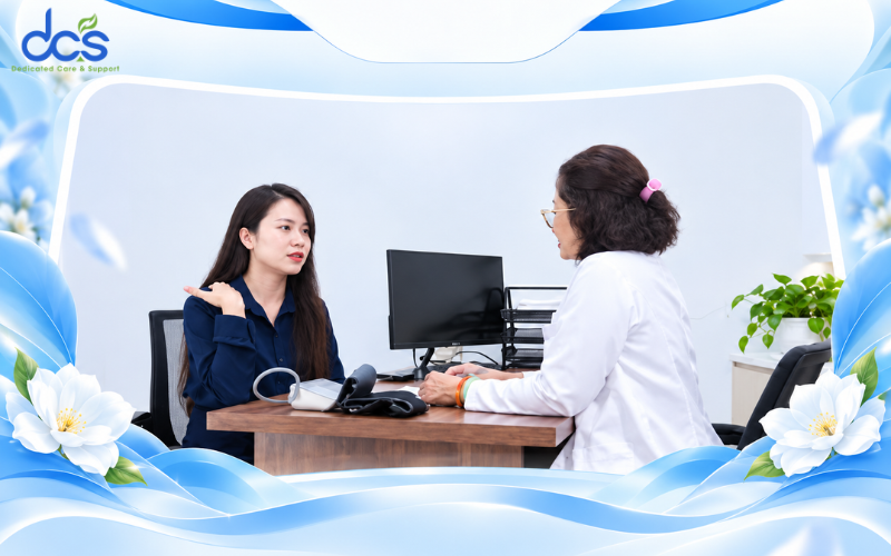 Bác sĩ tư vấn theo tình trạng thực tế